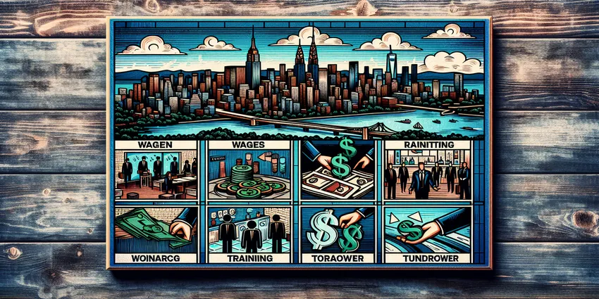 New York City bartender at work