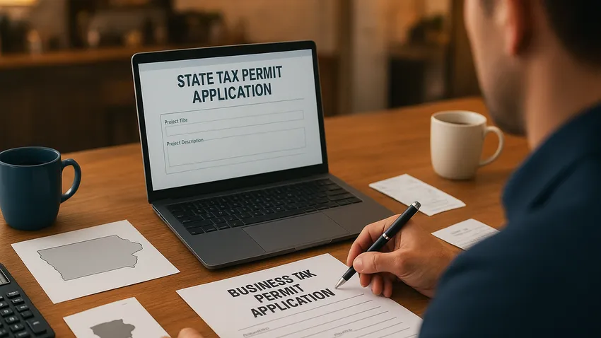 Iowa Business Tax Permit registration cover image