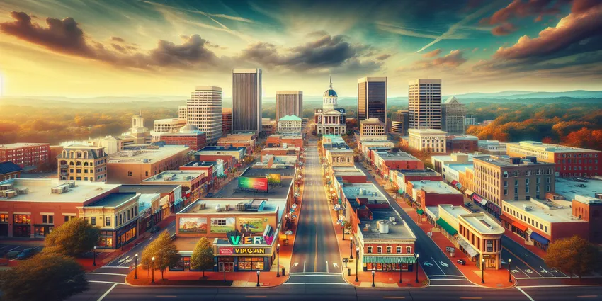 Teen working at a fast food restaurant in Richmond, VA
