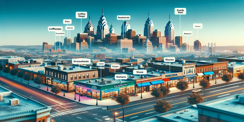 Teen working at a fast-food restaurant in Philadelphia