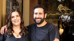 Co-owners of Quattro Gatti Ristorante e Pizzeria