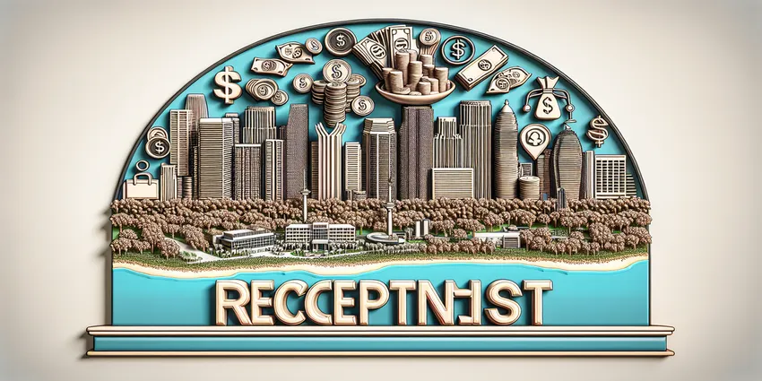 Miami receptionist at work