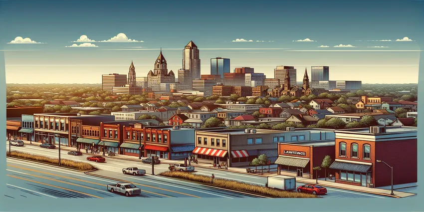 teen working at a fast food restaurant in Lawrence, KS