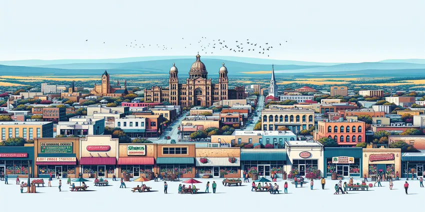 Young worker at fast food restaurant in Victoria Texas