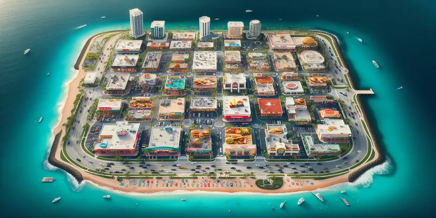 Teen working at a fast food restaurant in Fort Lauderdale