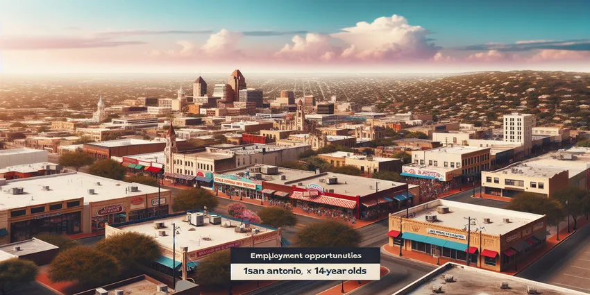 Teen working at a fast-food restaurant in San Antonio