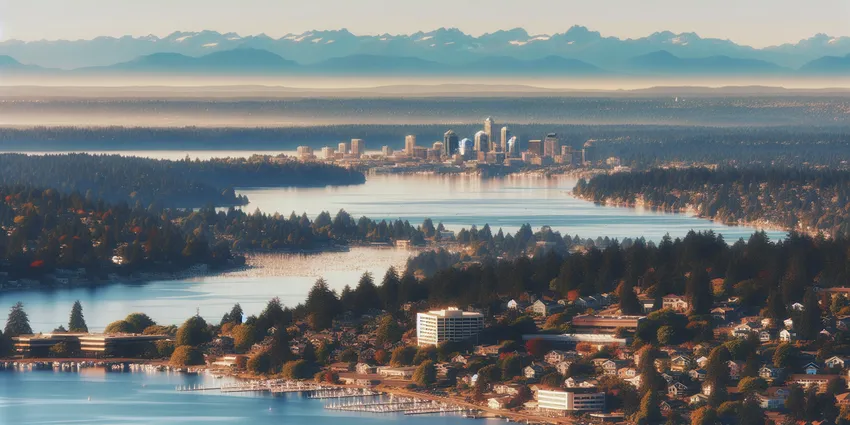 Teen working at fast food restaurant in Shoreline