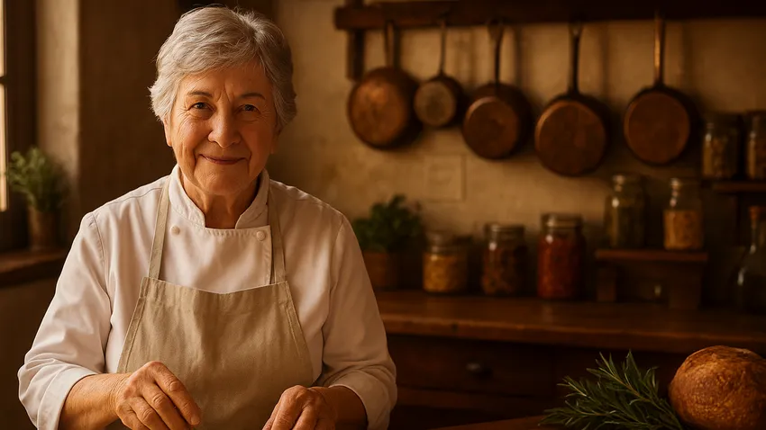 Nadia Santini portrait at Dal Pescatore
