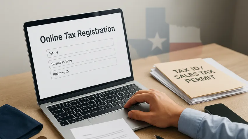 Texas Tax Registration process and application