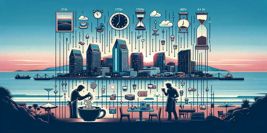 San Diego barista working overtime