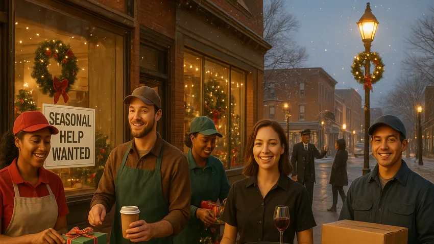 Seasonal holiday jobs Mount Vernon NY poster