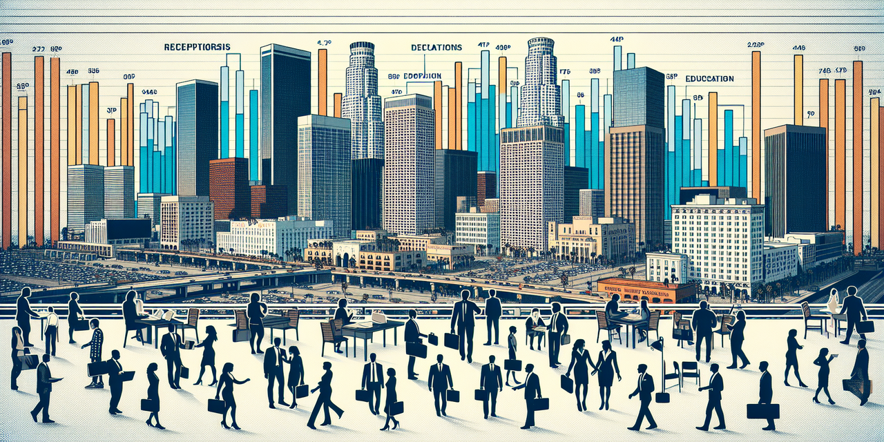 los angeles receptionist workforce
