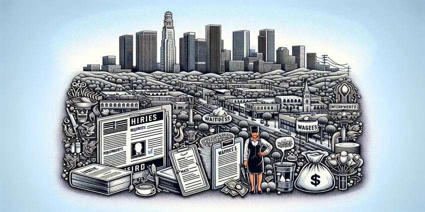 Hiring a waitress in Los Angeles with valid food handler certification