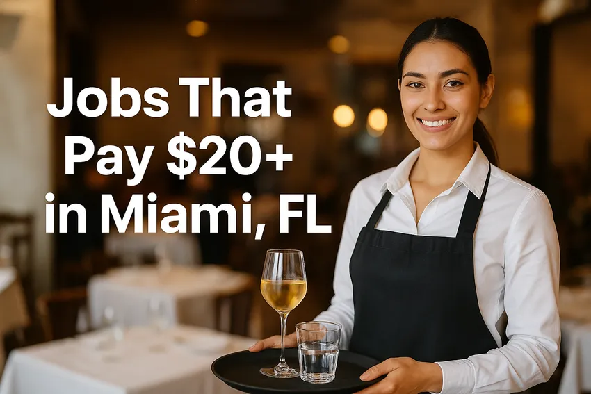 server holding tray with drinks