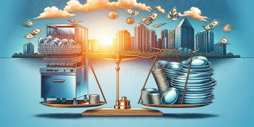 San Diego dishwasher with dishes