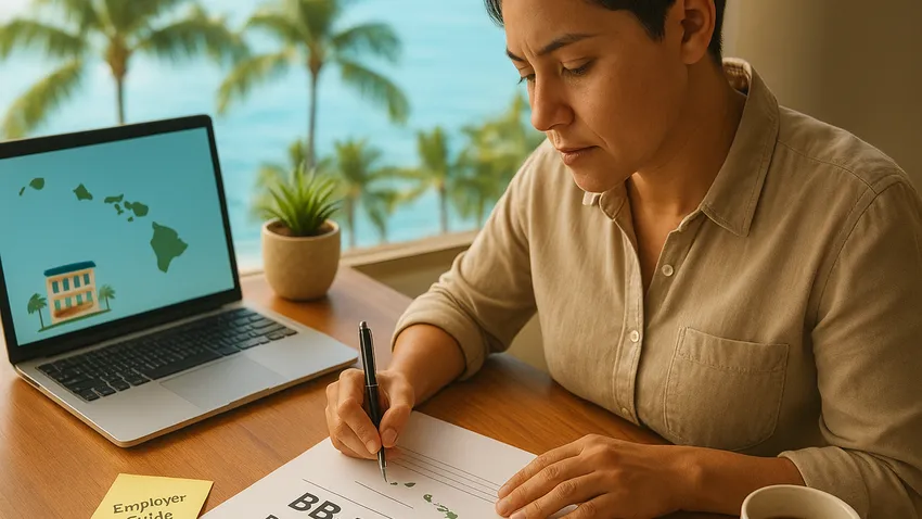 Hawaii Basic Business Application form BB-1