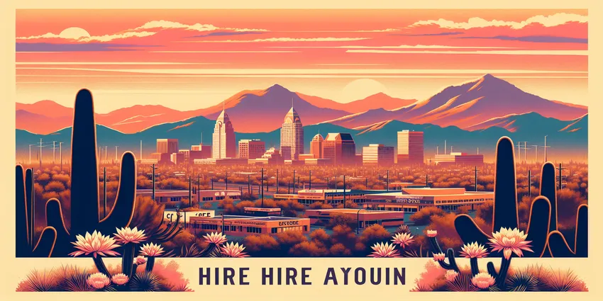 Teen working at fast food restaurant in Tempe