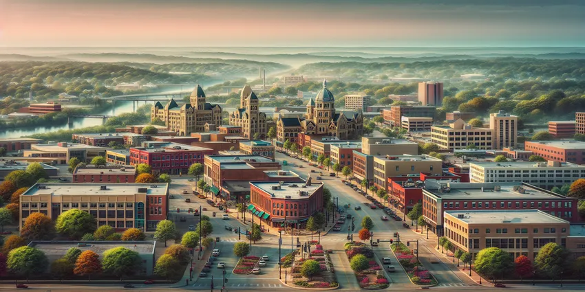 Teen working at a fast-food restaurant in Cedar Rapids
