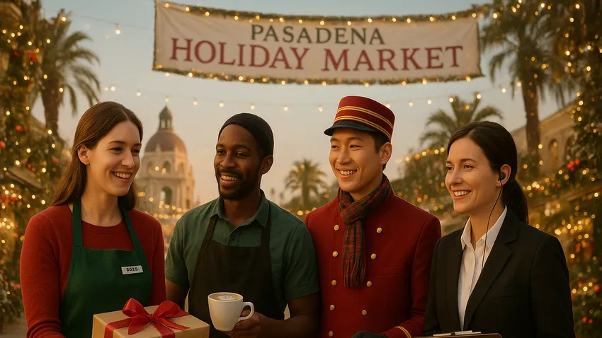 Seasonal holiday jobs in Pasadena, CA