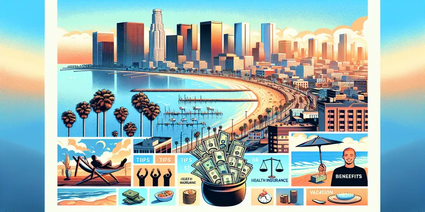 Los Angeles cook salary guide poster image