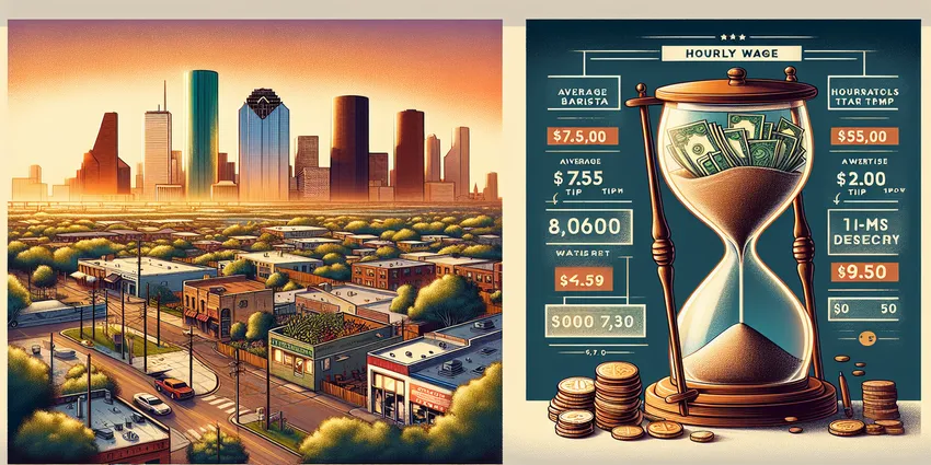 Houston barista tipping and wages