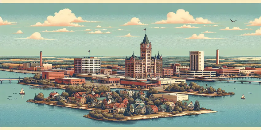 Teen worker in a fast food restaurant in Saginaw, MI