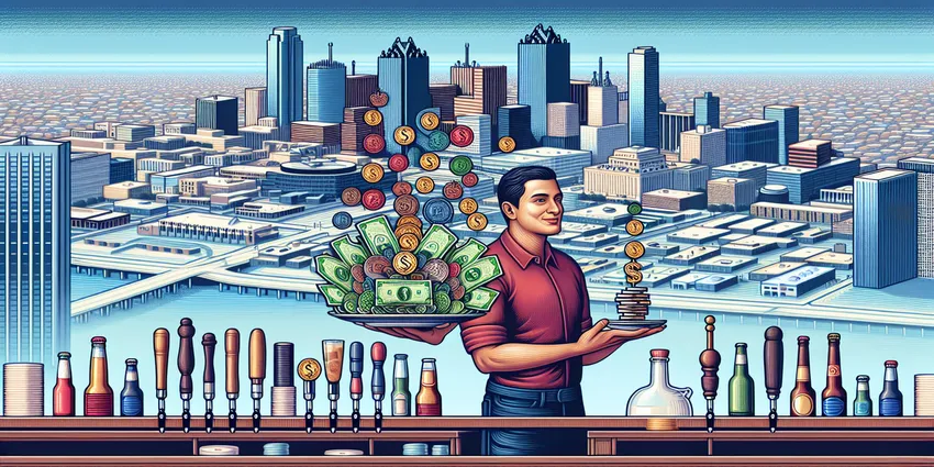 Dallas bartender balancing wages and living costs