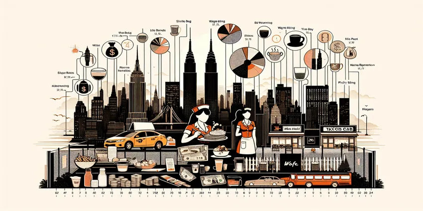 New York City waitress salary and cost of living comparison