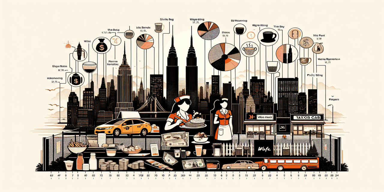 New York City waitress salary and cost of living comparison