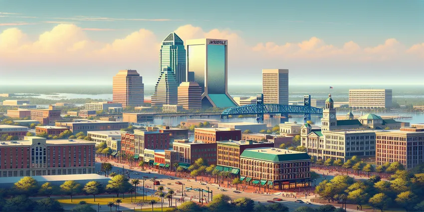 Teen working at a fast-food restaurant in Jacksonville, FL