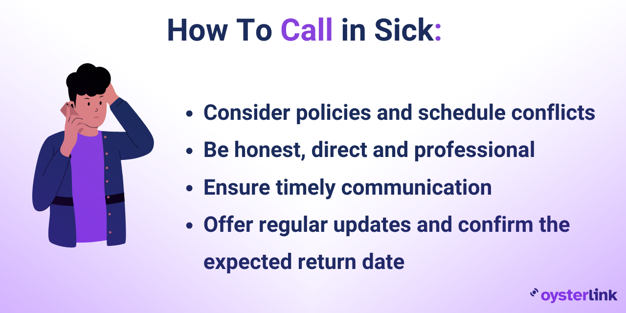 how to call in sick