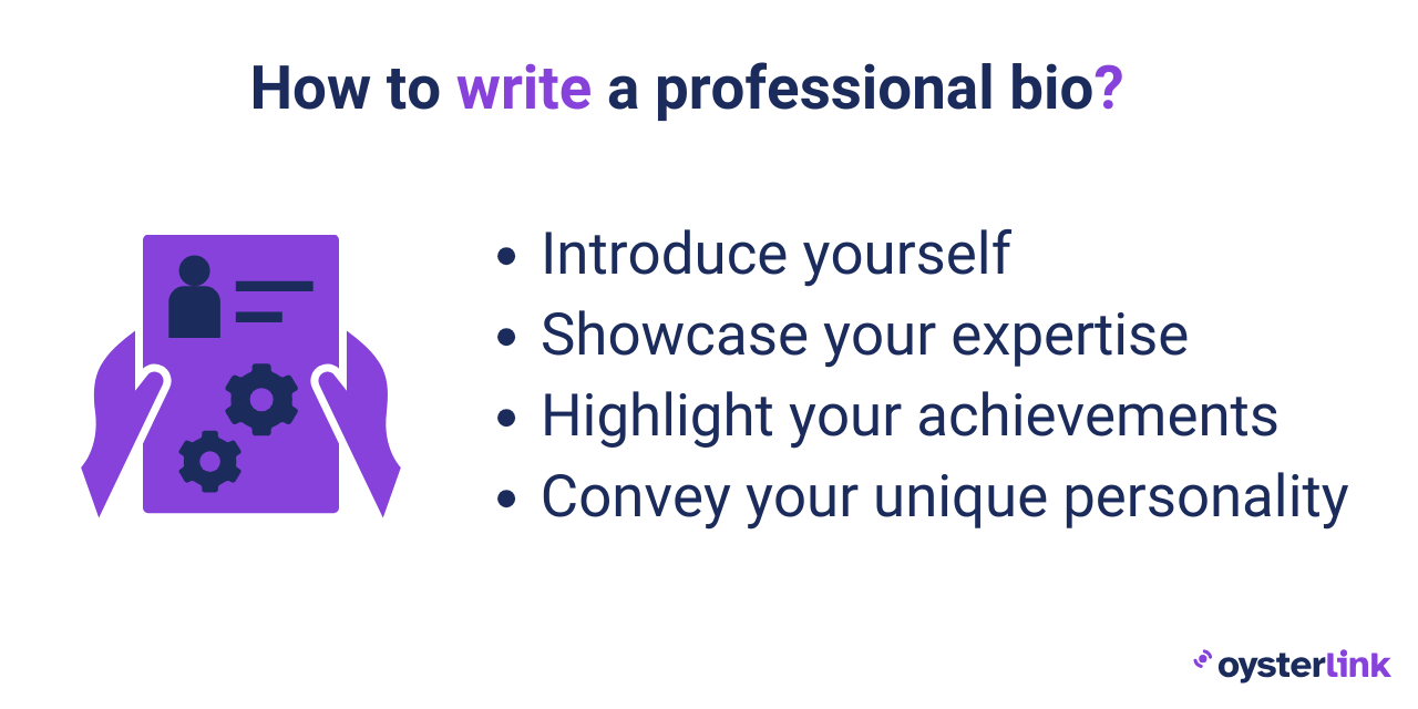 How to write professional bio step-by-step