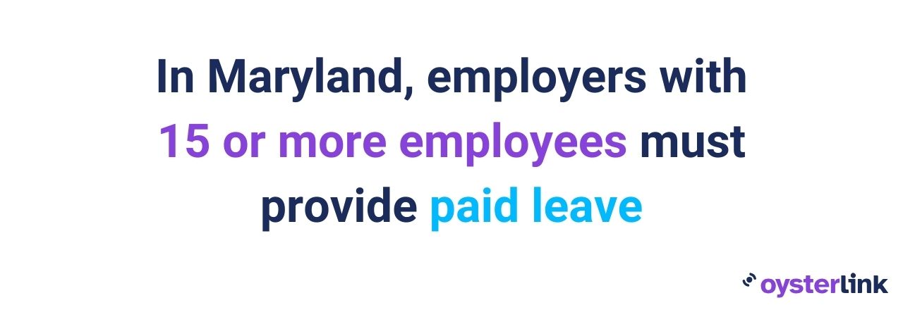 Paid leave in Maryland