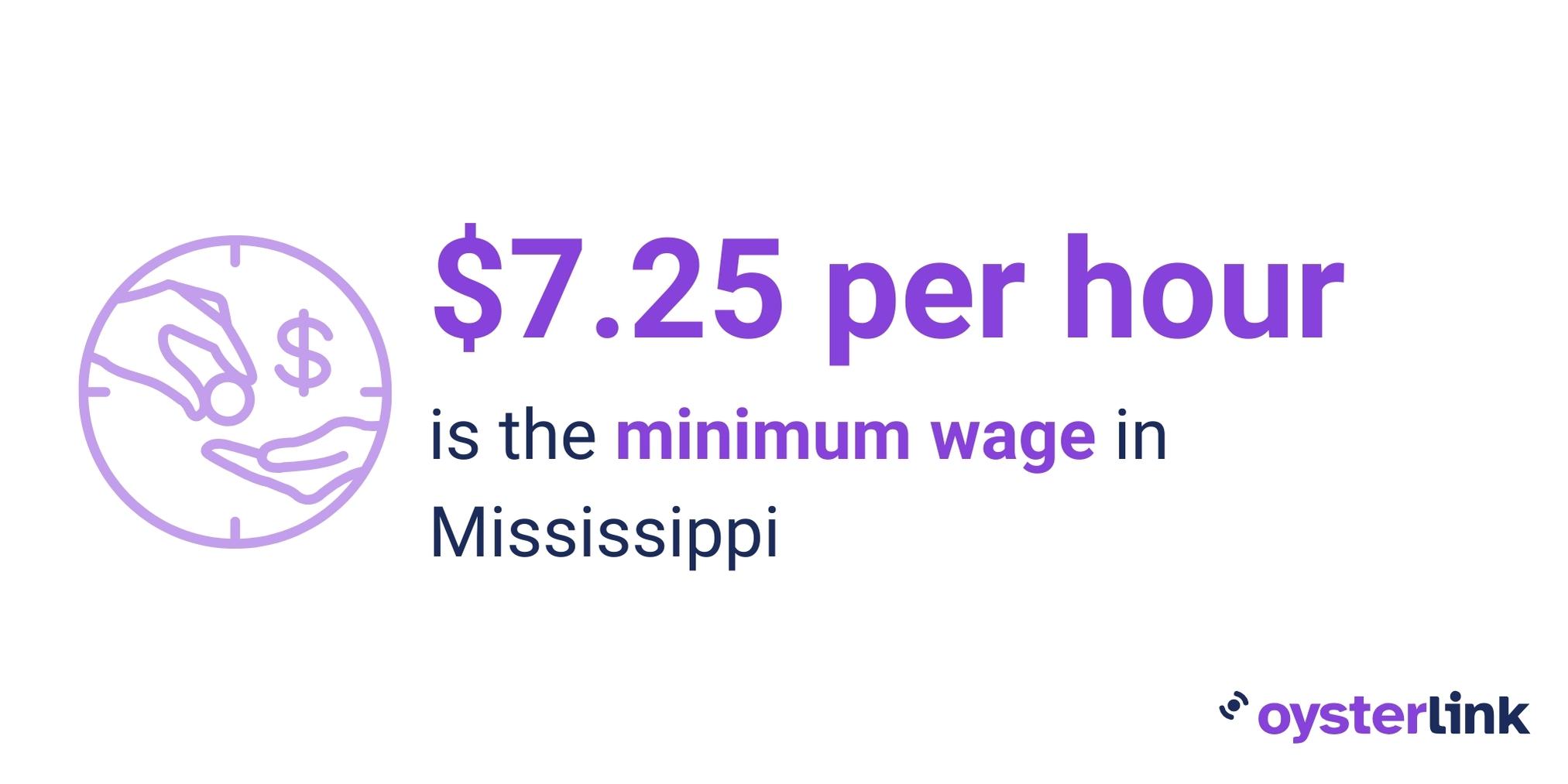 minimum wage in mississippi