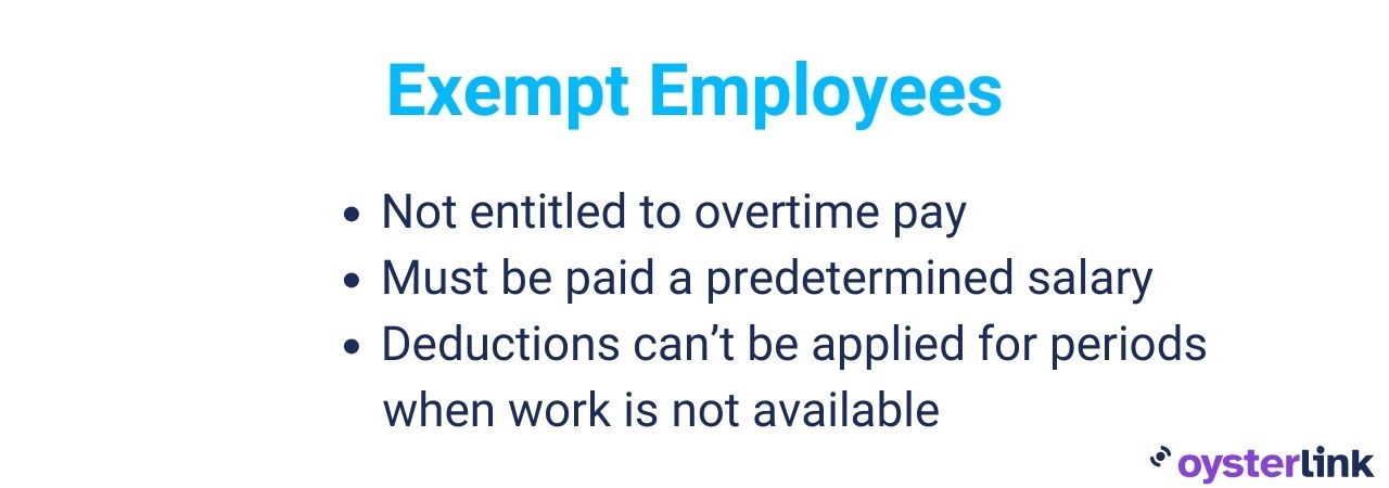 Exempt employees