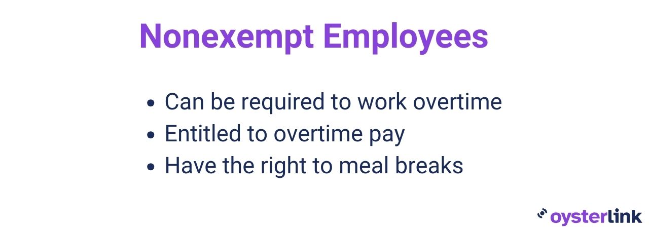 Nonexempt employees