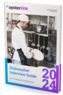 A dishwasher in the kitchen