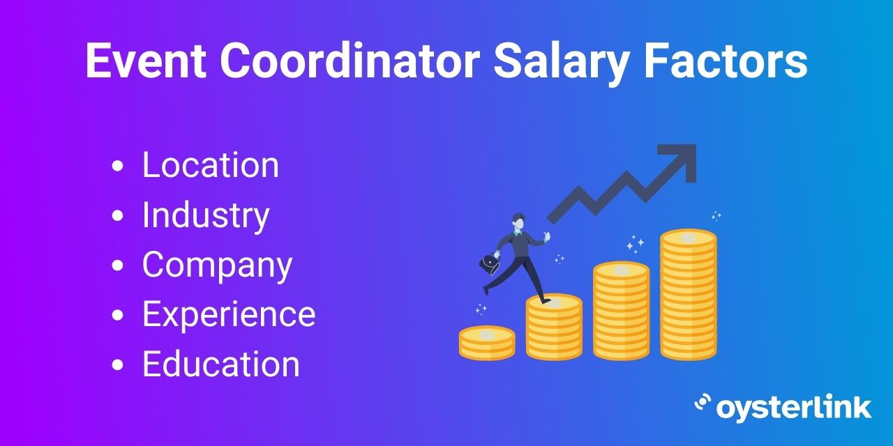 Event Coordinator Salary Factors