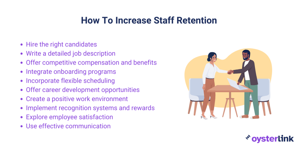 tips for increasing staff retention