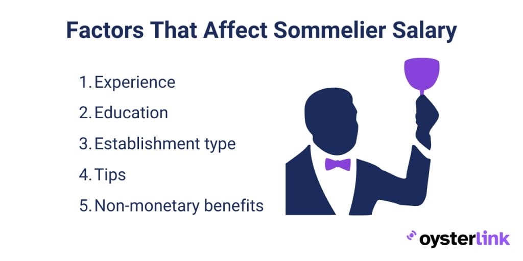 Factors that affect Sommelier salary