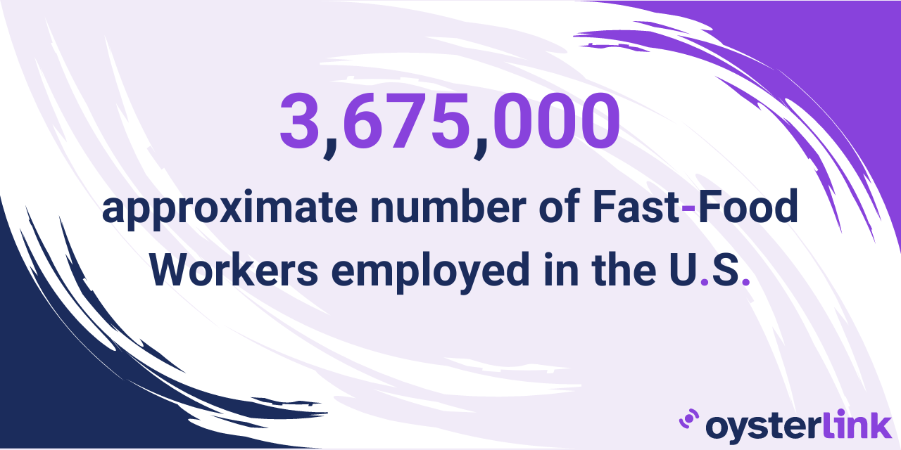 number of Fast-Food Workers in the united states