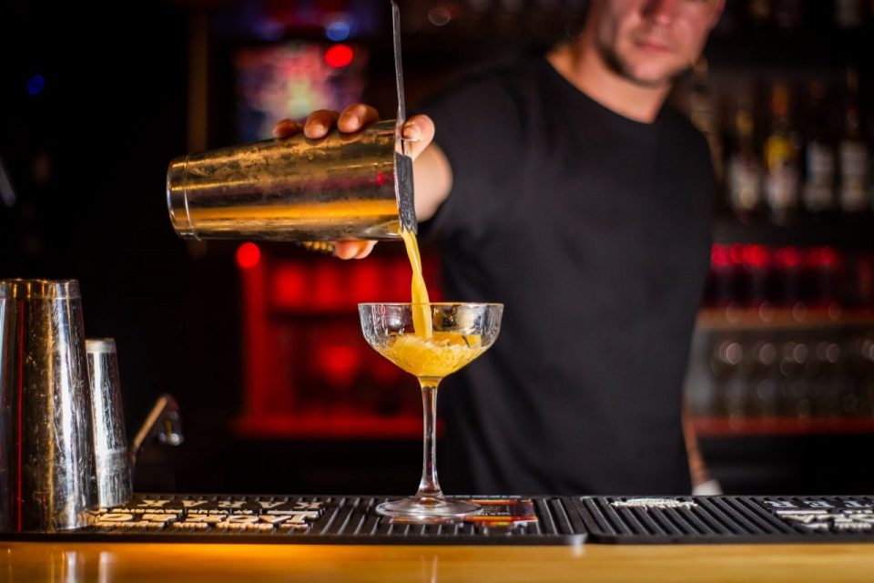 Bartender Making Cocktail