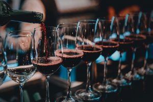 bartender pouring wine