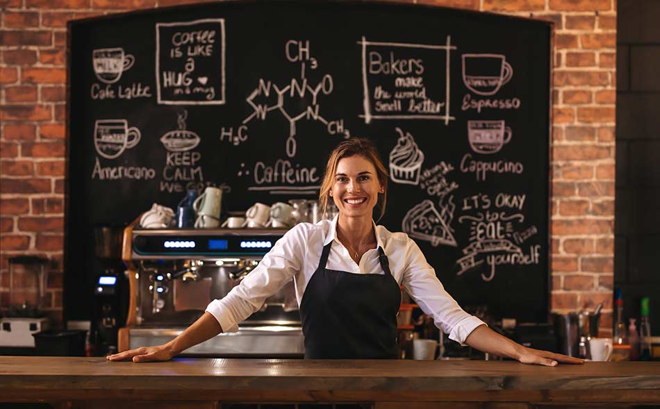 barista in a coffee shop