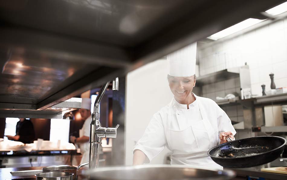 chef preparing a dish