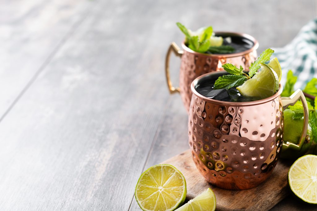 moscow mule served