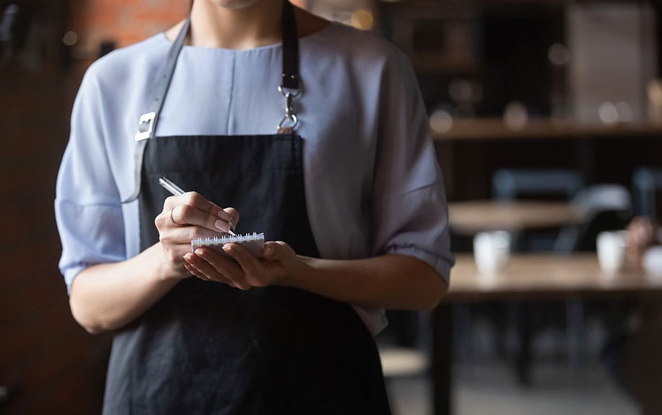 what do waitresses wear