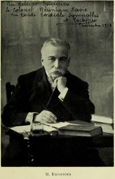 Chef Auguste Escoffier