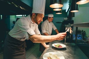 Chefs With Hats Taking Orders