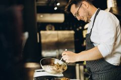 chef preparing a meal